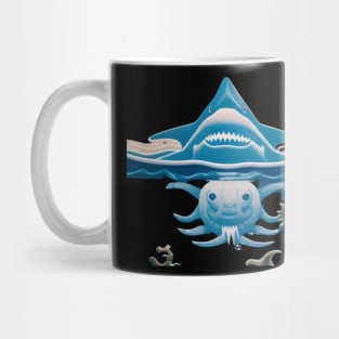 Blue Monster Of The Sea Mug